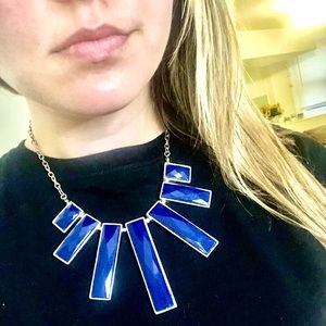 Blue Statement Necklace